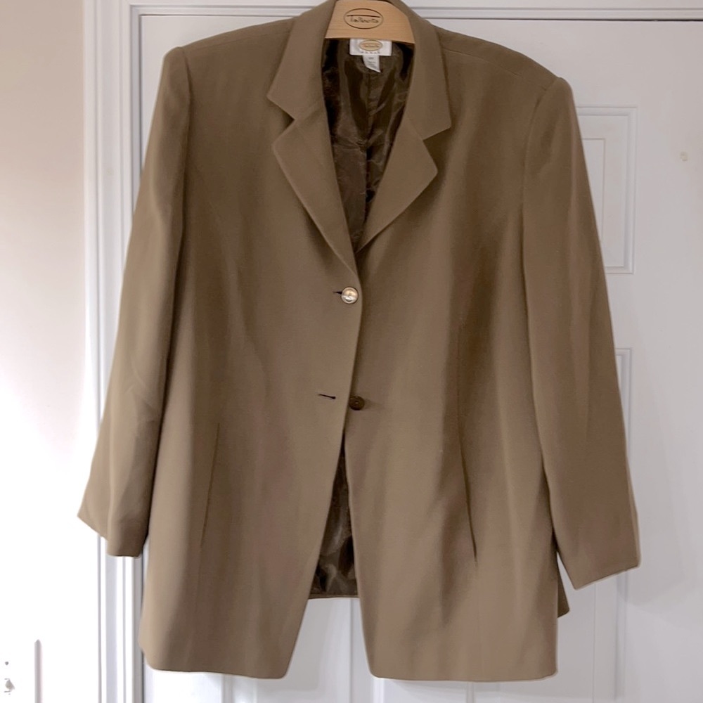Talbots soft brown Blazer